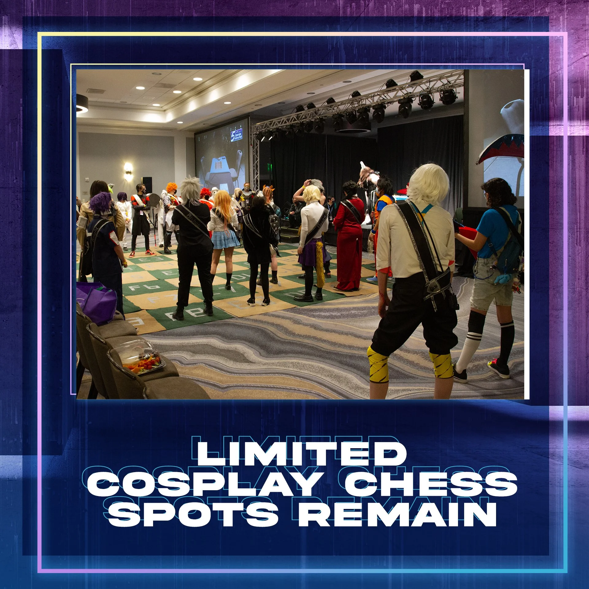 Limited Cosplay Chess Spots Remain!