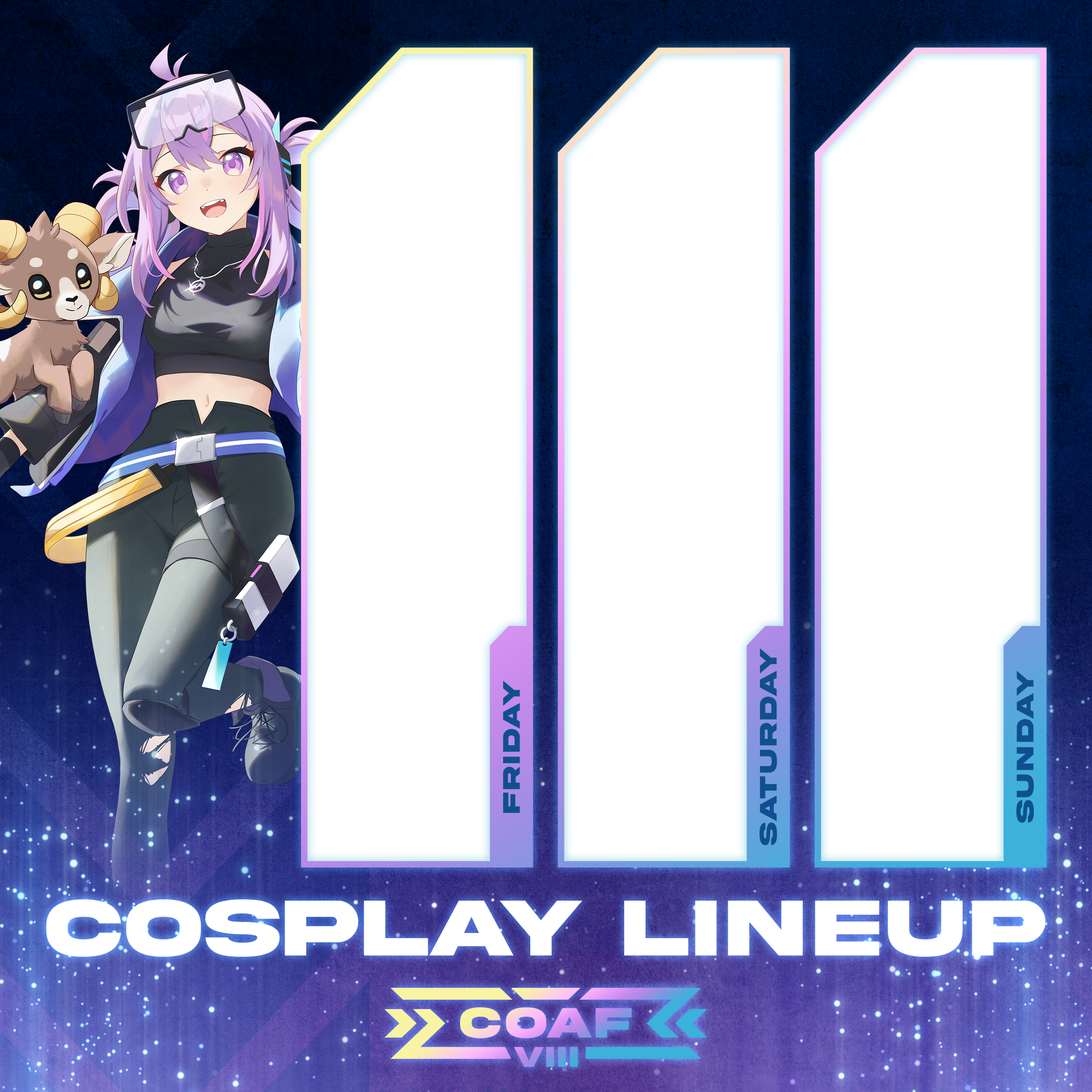 2025 Cosplay Lineup Templates