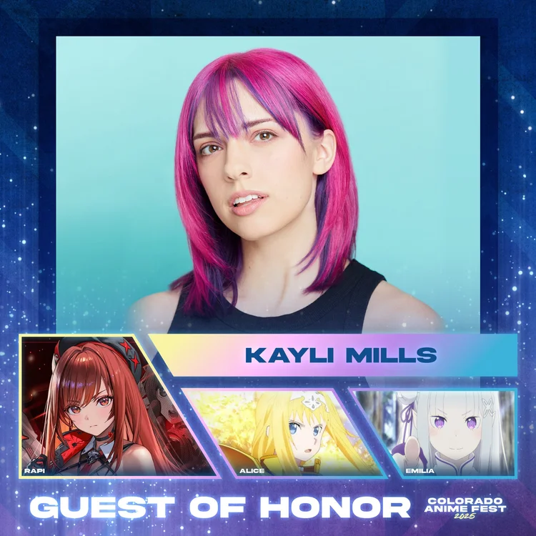 Guest of Honor Kayli Mills — Colorado Anime Fest