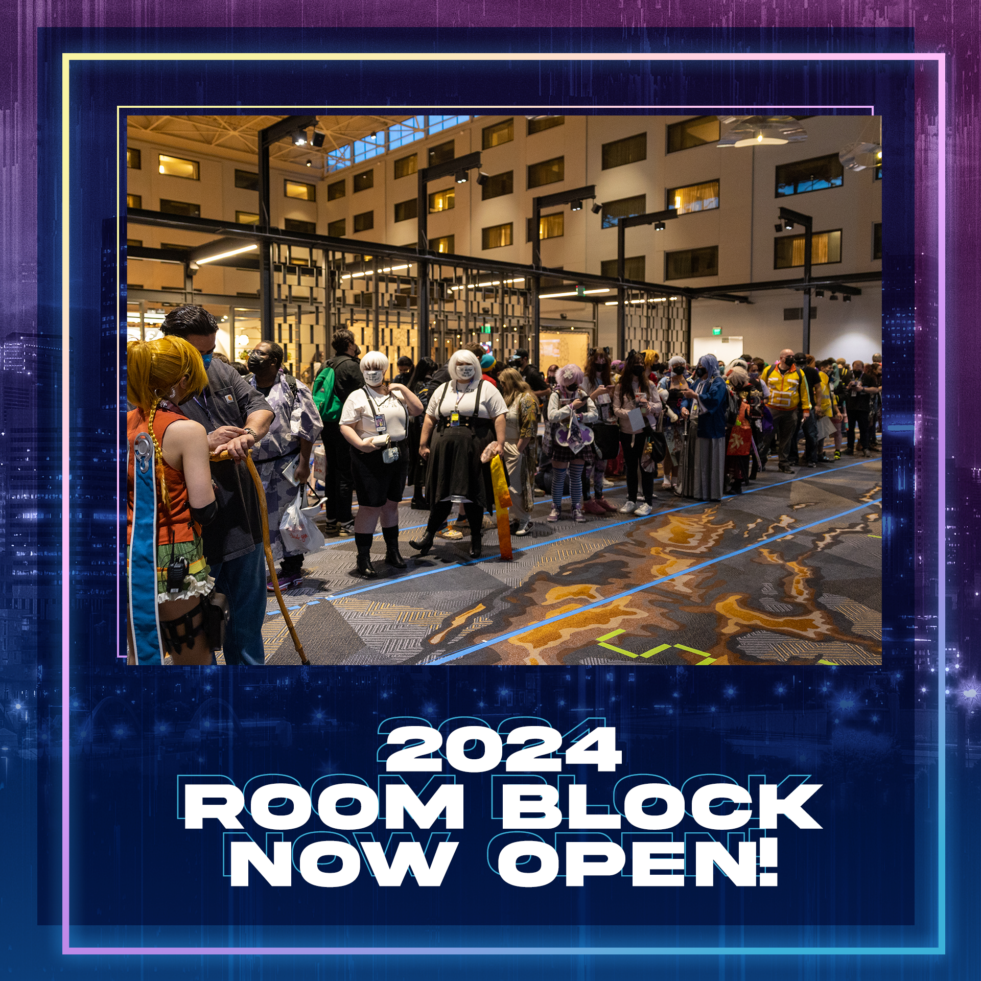 2024 Hotel Block is now open!
