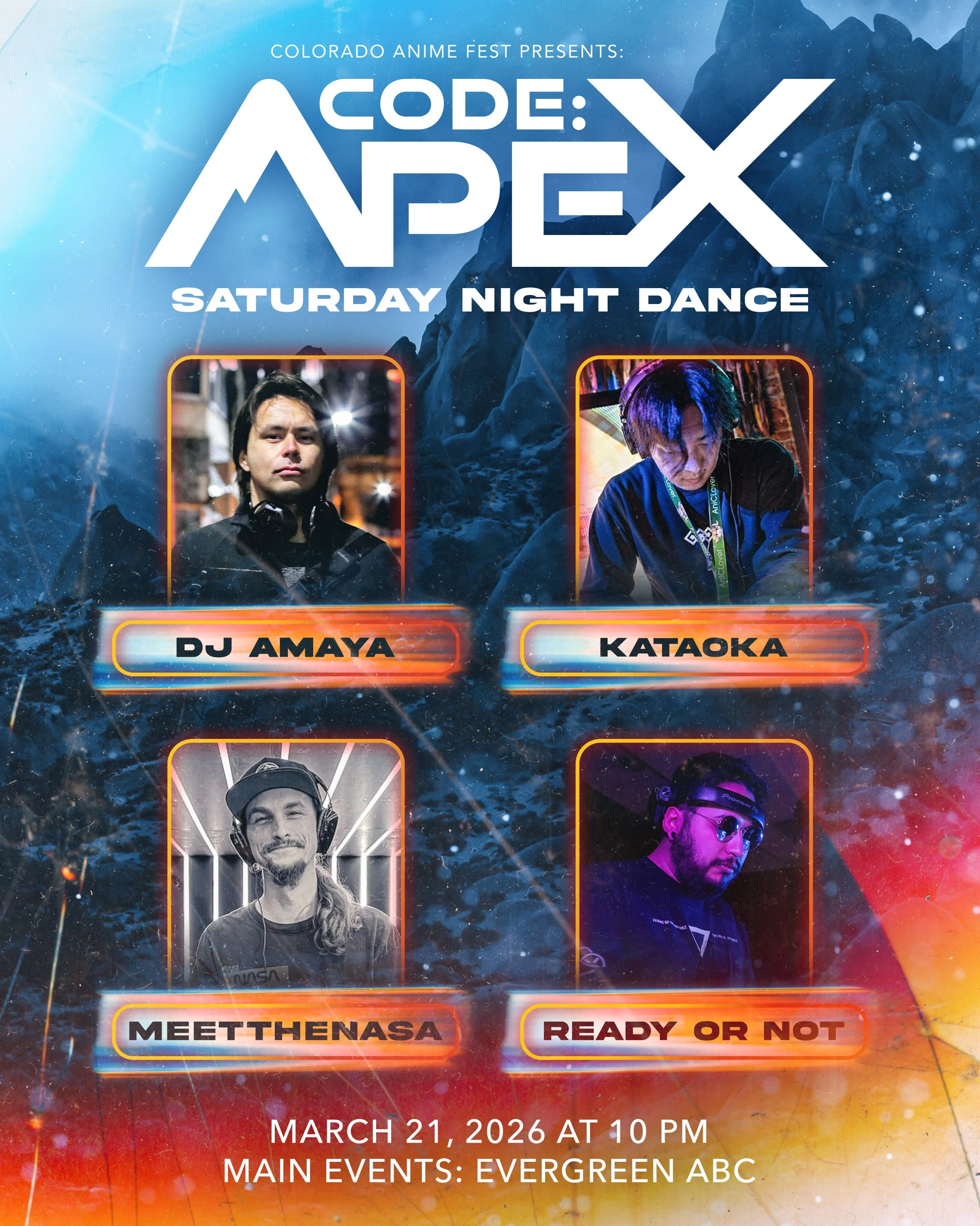 2026 CODE:APEX DJ Lineup