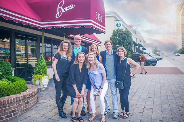 The very best few days in Hotlanta with my family - my cousin graduated from Georgia Tech - a civil engineer with so much soul and a love of film and music. Here at the divine steakhouse Bones in Buckhead Village. The most wonderful celebration and t