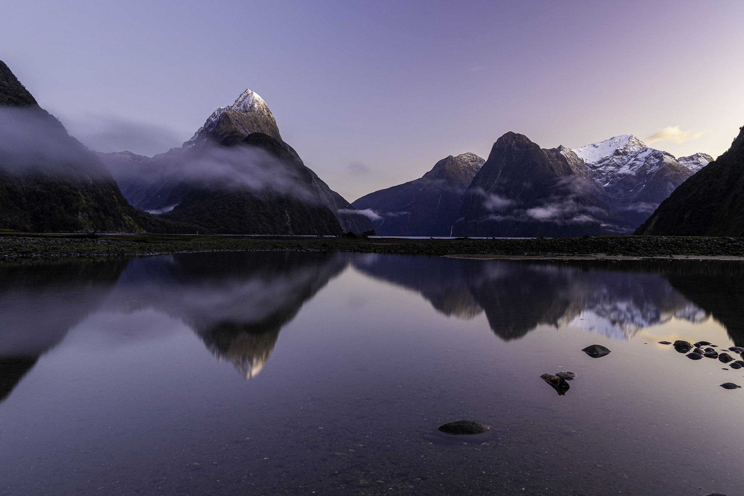 Milford Sound sunrise reflection5786-HDR-Edit.jpg