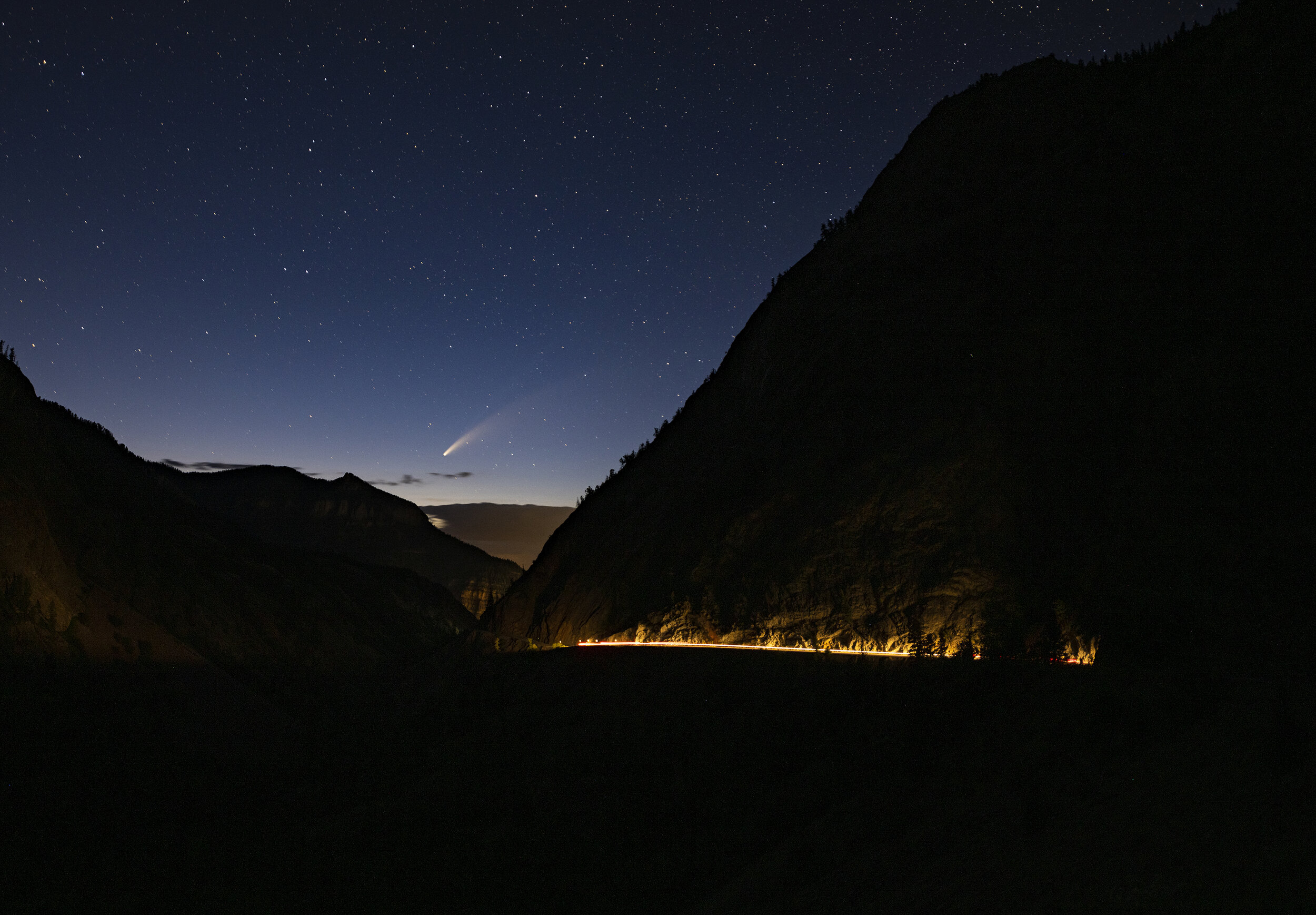 Neowise and Red Mountain Pass