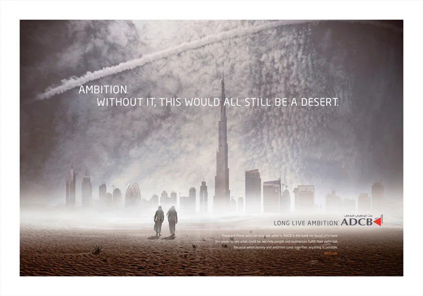 Abu Dabi Commercial Bank ADCB Long Live Ambition Desert
