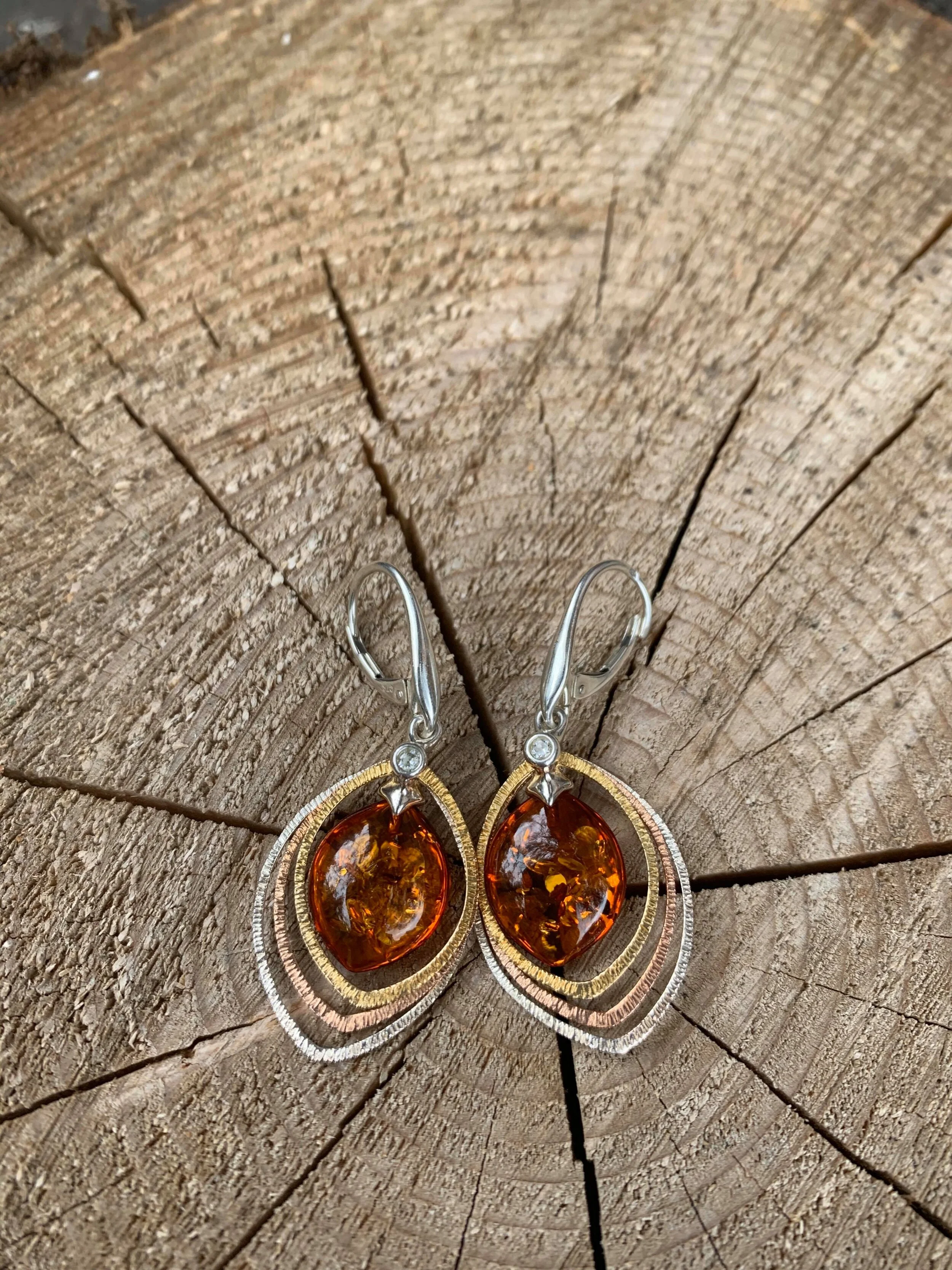 Sterling Silver Dangle Earrings 