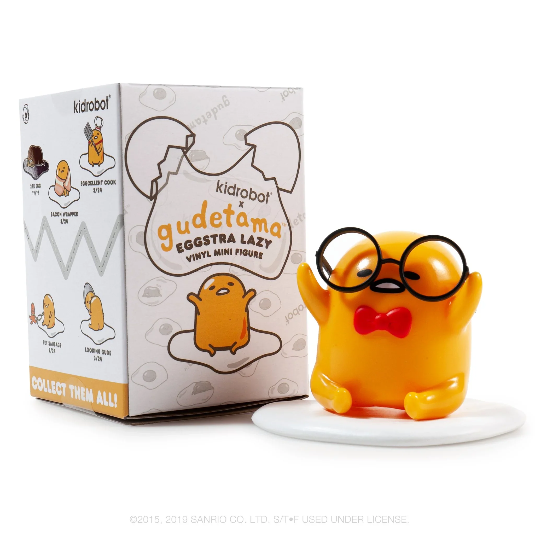 Gudetama blind box mini series 1 ("eggshell" perforated blind box)