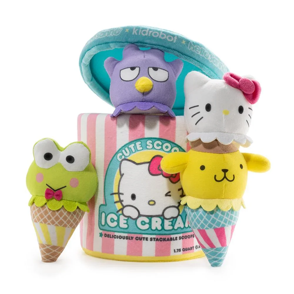 interactive plush ice cream scoops