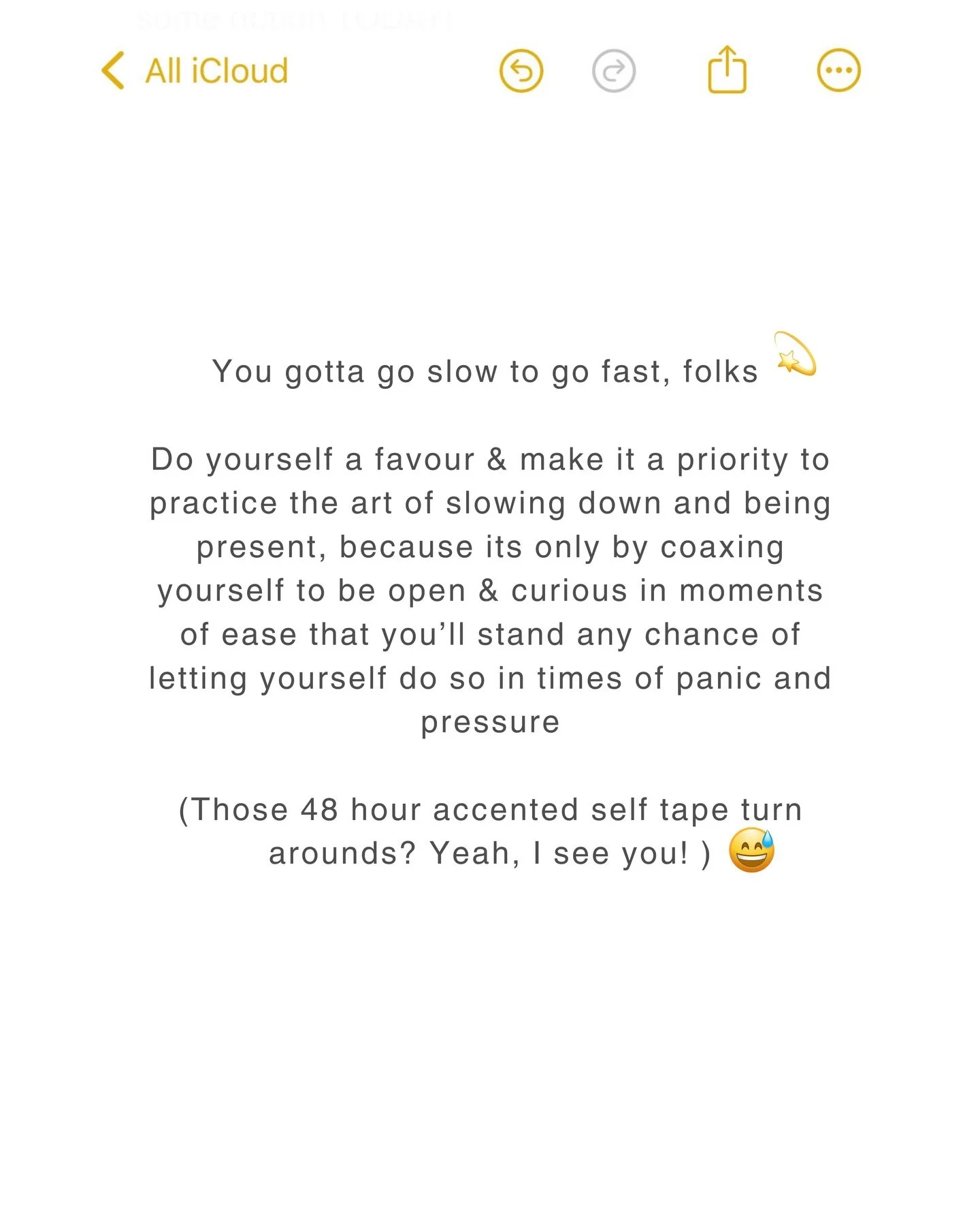 Slow DOWN

Join us for EMPOWER: 

&bull;&bull; link in bio 💫

Maeve x

#actinginanaccent #accents #acting #accenttraining #dialectcoach