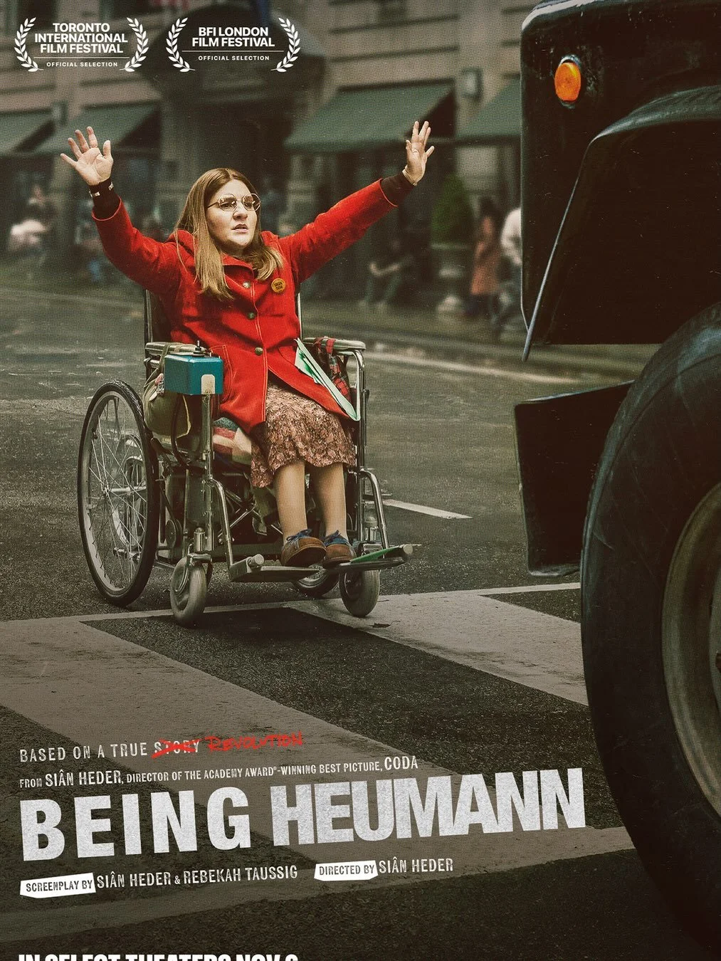 Being Heumann is big, bold, beautiful &amp; above all else JOYFUL. I cannot wait for you all to see it. 

It was so so special to finally see @ruthmadeley bring Judy (&amp; her gorgeous voice!) to life on the big screen at its Gala London Premiere @b