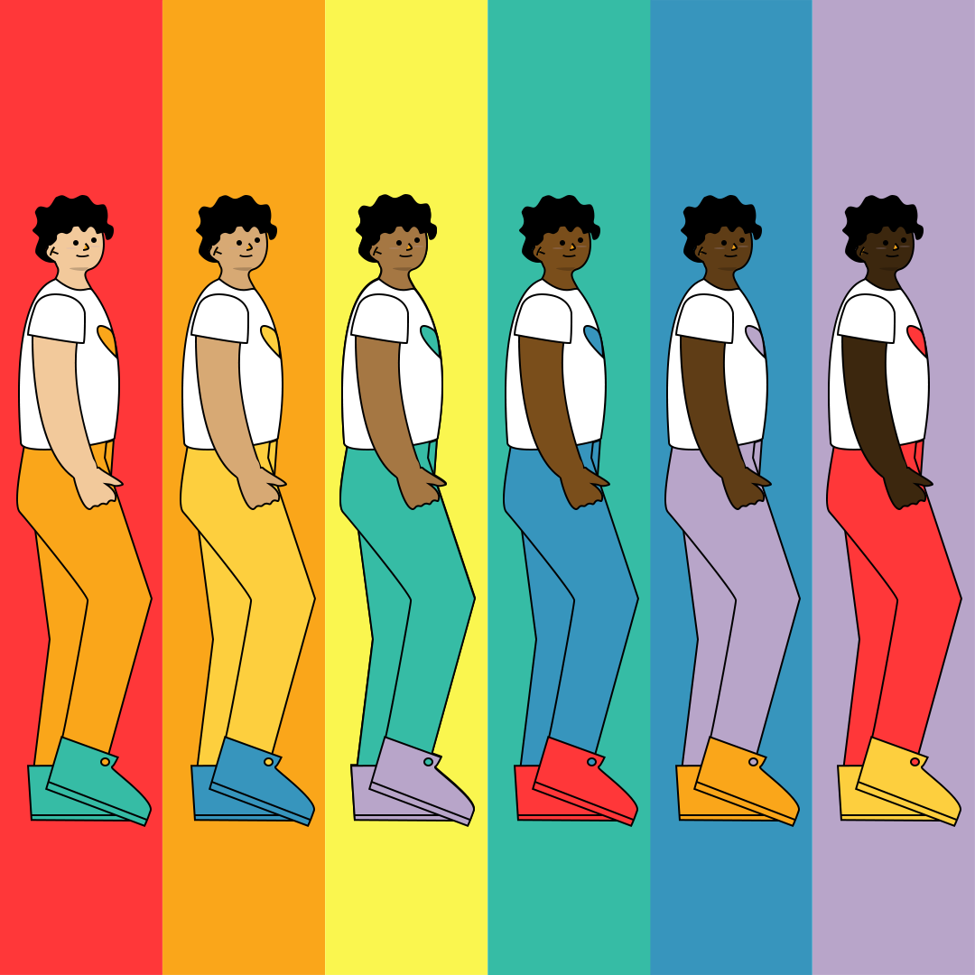 Walking characters Glug colours w_ stroke colours shoes.png