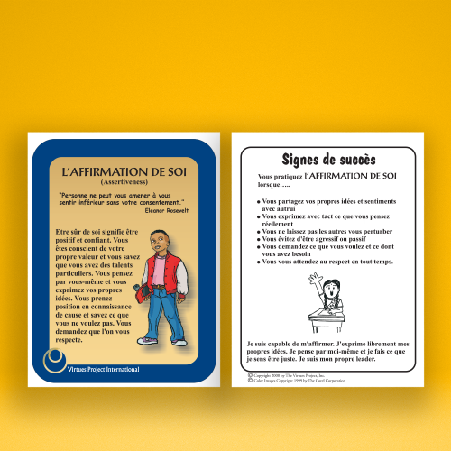 Virtues Cards - Educator's Edition (French) — The Virtues Project