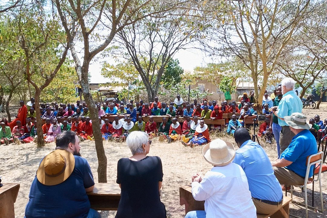 Some of our partners visiting a women's group.