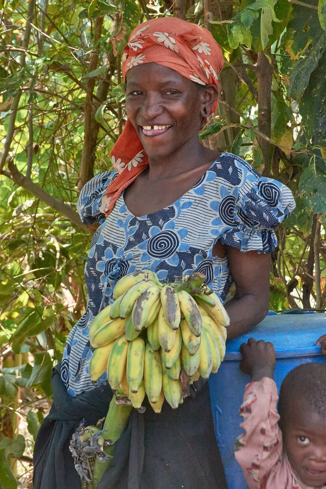 After joining WAEV, Mary started a retail business buying and selling cereals. Today, she  has a growing ability to provide while her husband has been ill. She has well-established garden that feeds the family and sells surplus produce to help suppor