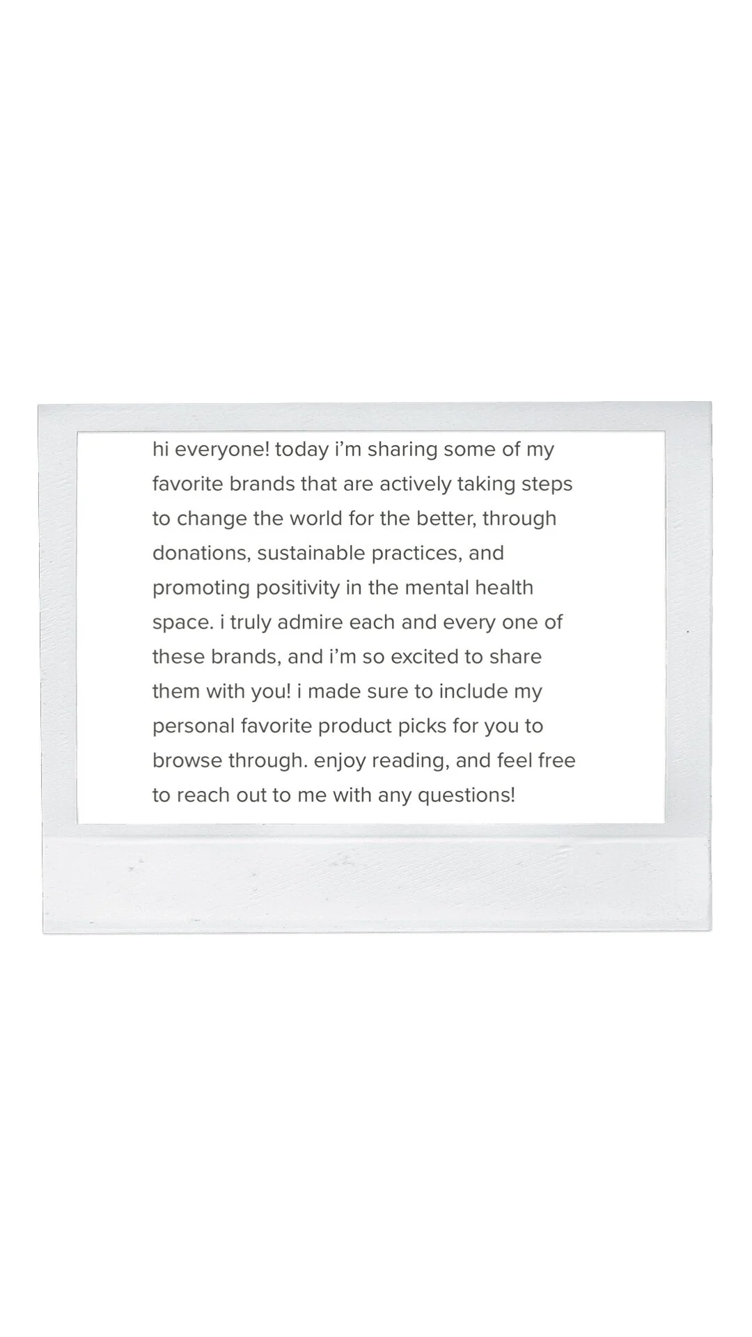 brands creating change