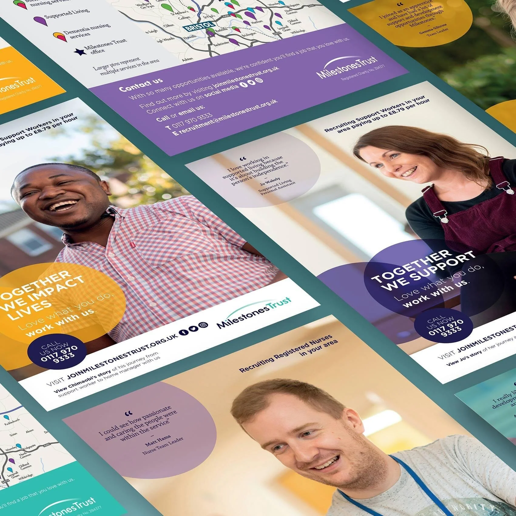 Milestones Trust recruitment campaign