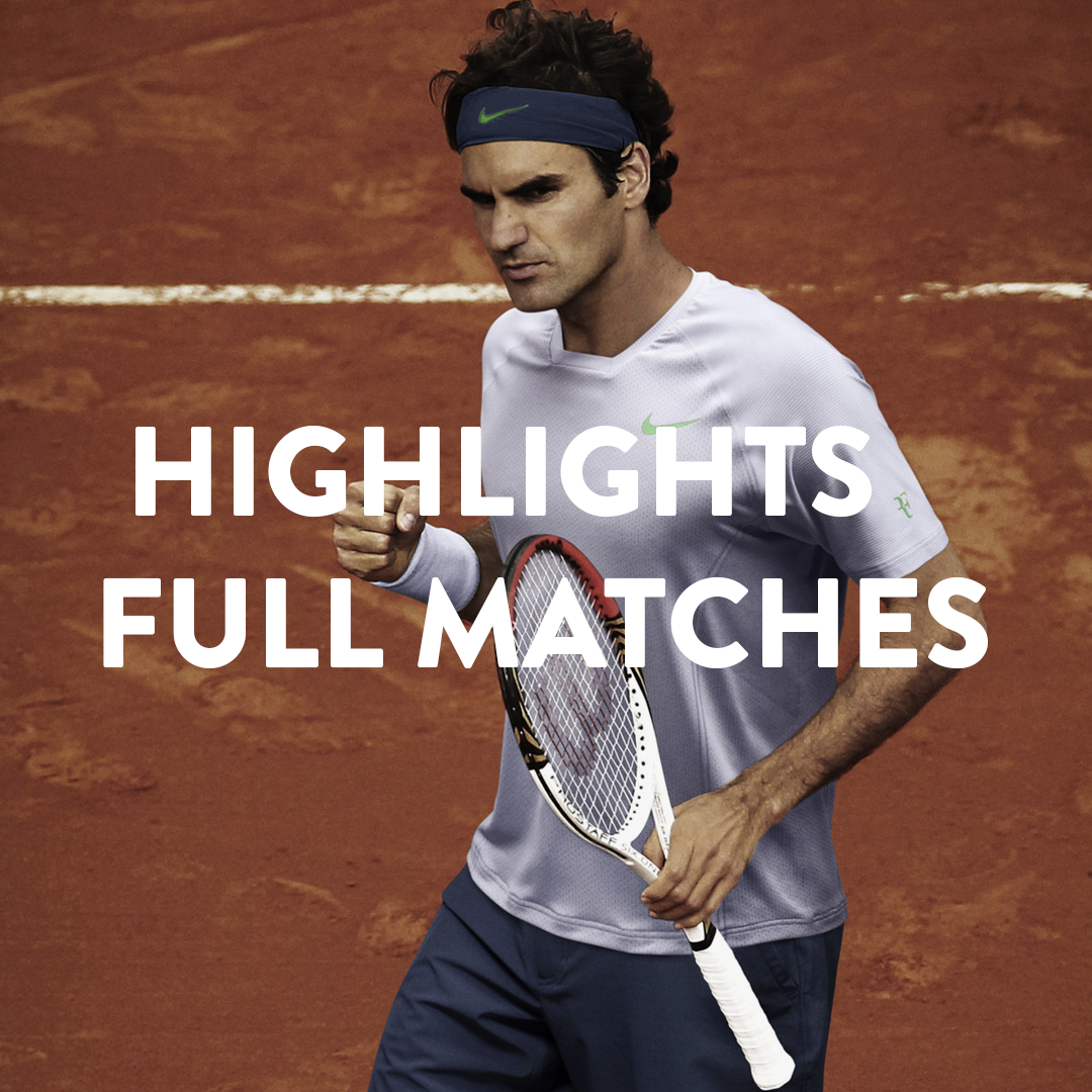 Federer Highlights &amp; Full Matches