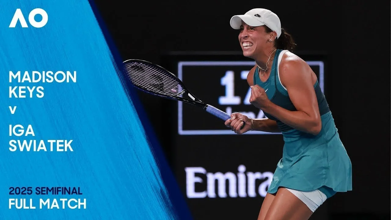 AO 2025 SF: Swiatek v Keys