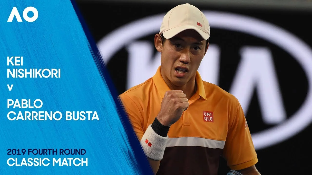 AO 2019 4R: Nishikori v. Carreno Busta