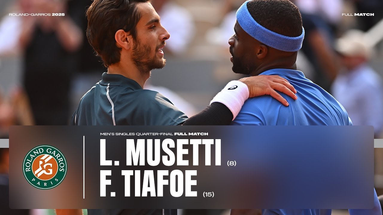 RG 2025 QF: Musetti v. Tiafoe