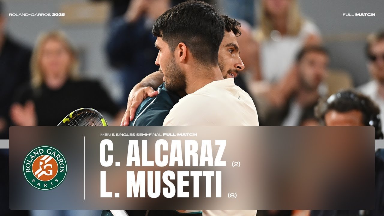RG 2025 SF: Alcaraz v. Musetti