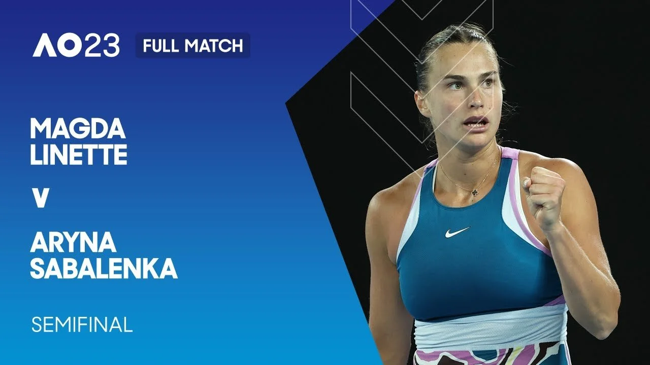 AO 2023 SF: Sabalenka v. Linette