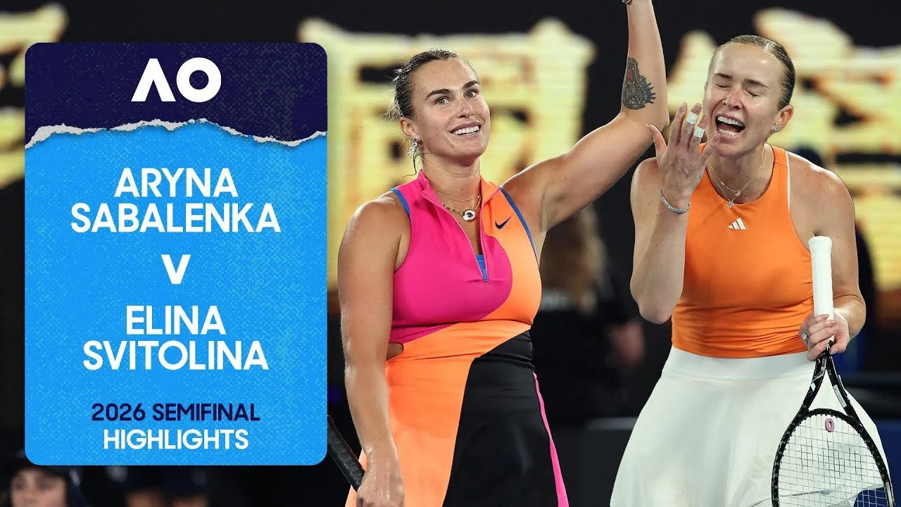 AO 2026 SF: Sabalenka v. Svitolina