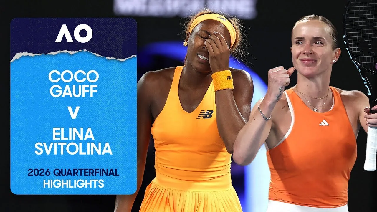 AO 2026 QF: Coco v. Svitolina