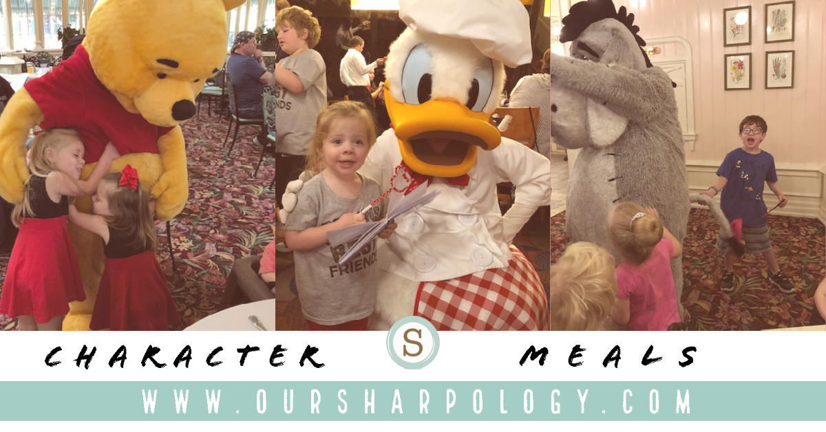 Disney Character Meals