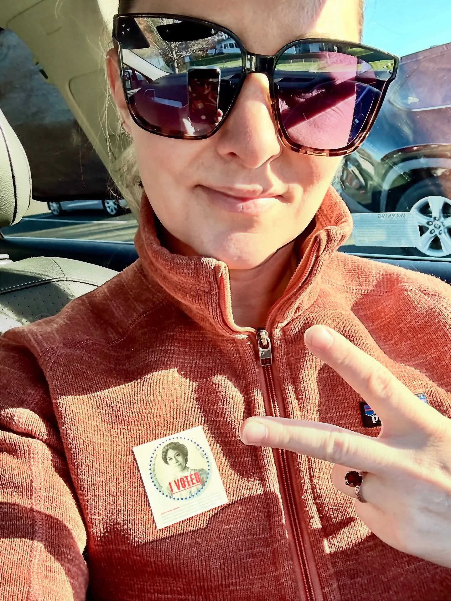 I voted. Against the odds, in a town colored by antiquated beliefs, I still got up early and exercised my rights. My vote counts. My voice carries a frequency and a vibration that impacts the world around me, in every breath, step, and action I take.