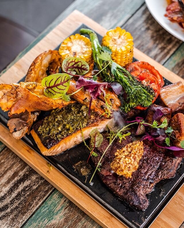 Hungry? Try our Firestone BBQ plate with signature wagyu beef, pork belly, king prawn, Moreton Bay Bug, salmon and vegetables, served with condiments, bread Roll and chips! 🍖🍟 Available at Firestone Hornsby! ⁠
⁠
Find us at the following locations:⁠