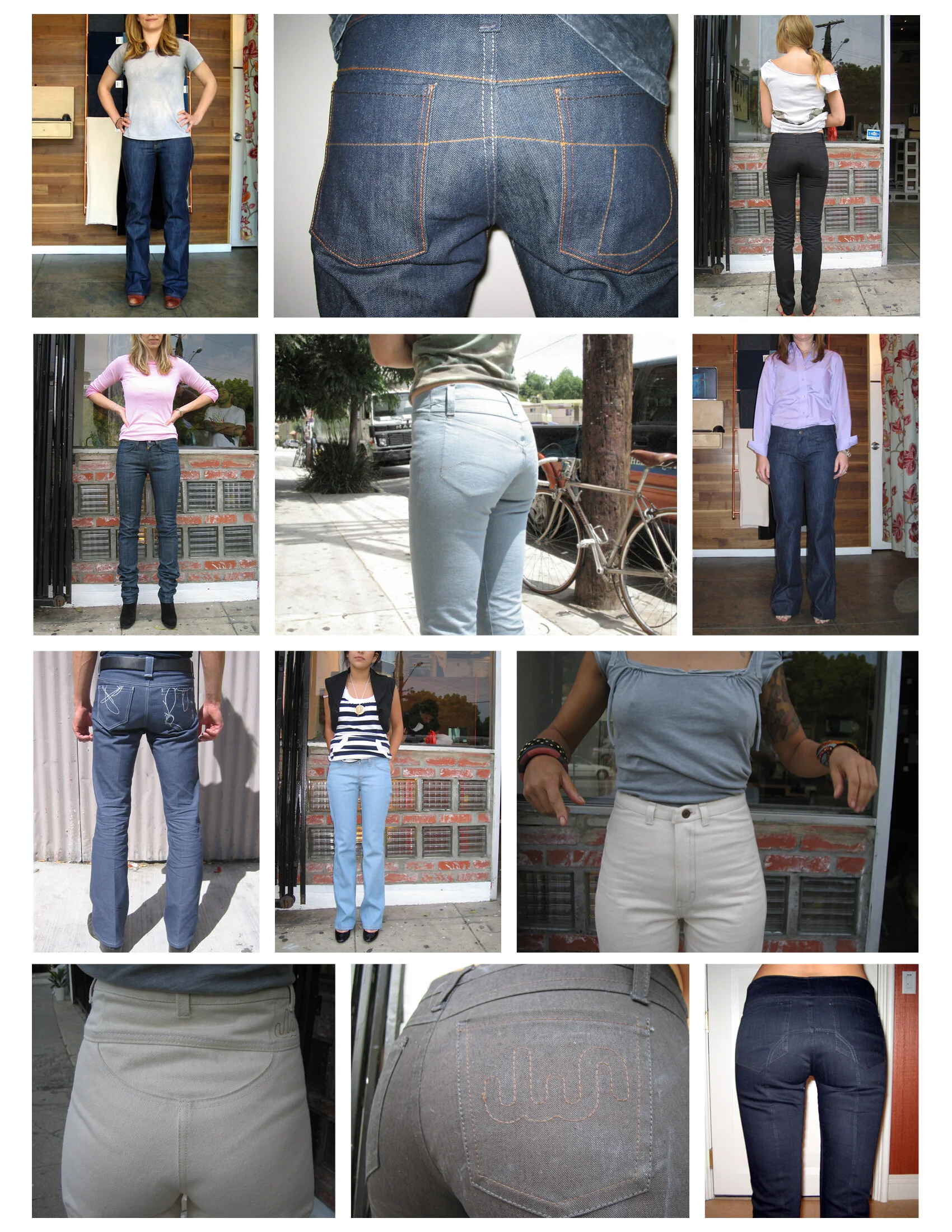 work custom jeans