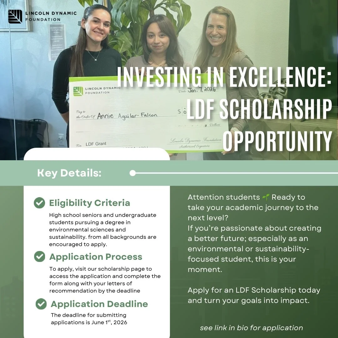 Your future = impact 🌎
We&rsquo;re now accepting applications for the LDF Scholarship. This scholarship supports students who are ready to grow, lead, and create meaningful change.
Whether you&rsquo;re pursuing a degree in environmental studies, sus