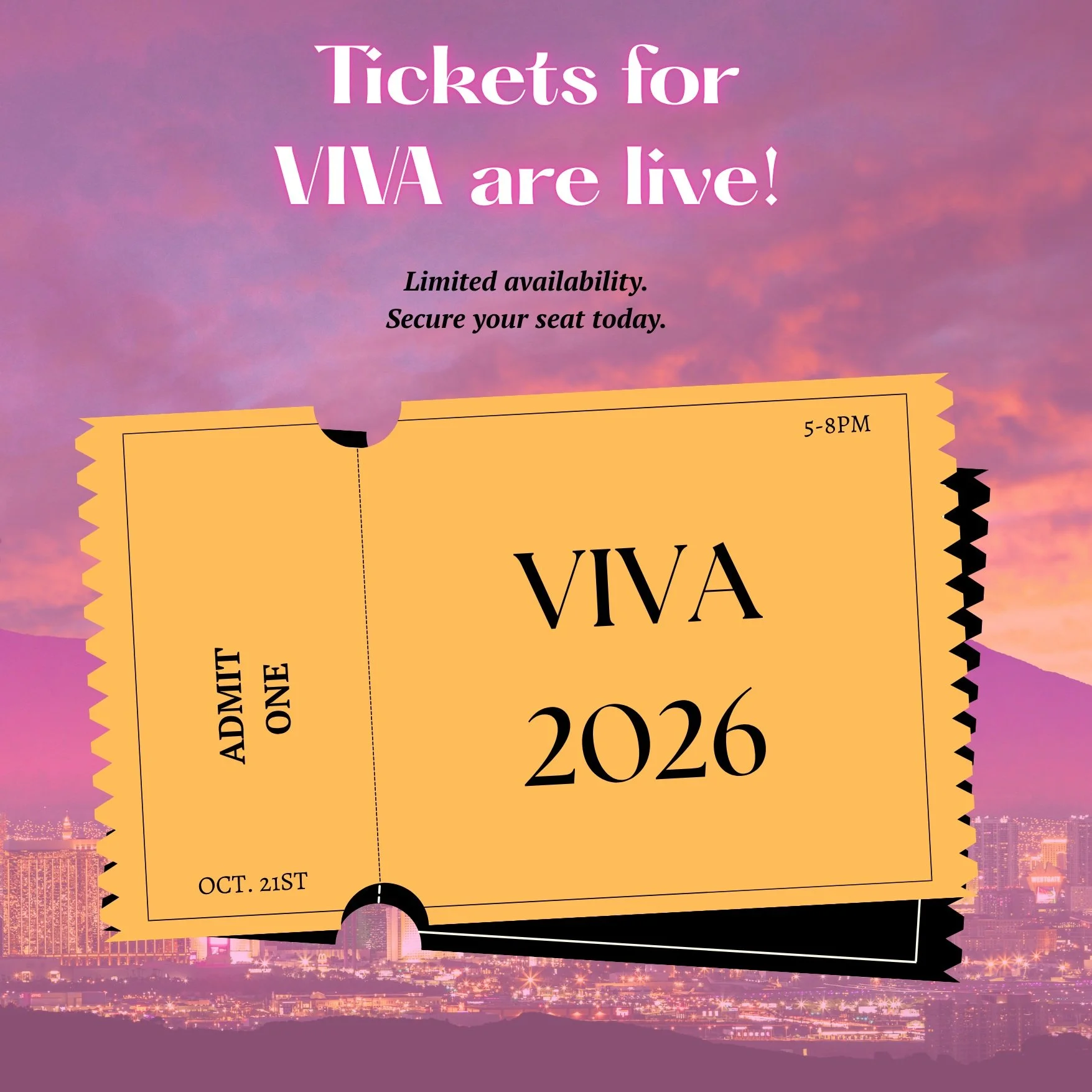VIVA 2026 tickets are officially LIVE! 

Join us for an unforgettable evening celebrating Southern Nevada's nonprofit community as 10 incredible organizations take the stage to share their vision, impact, and passion for creating lasting change.

🎟️