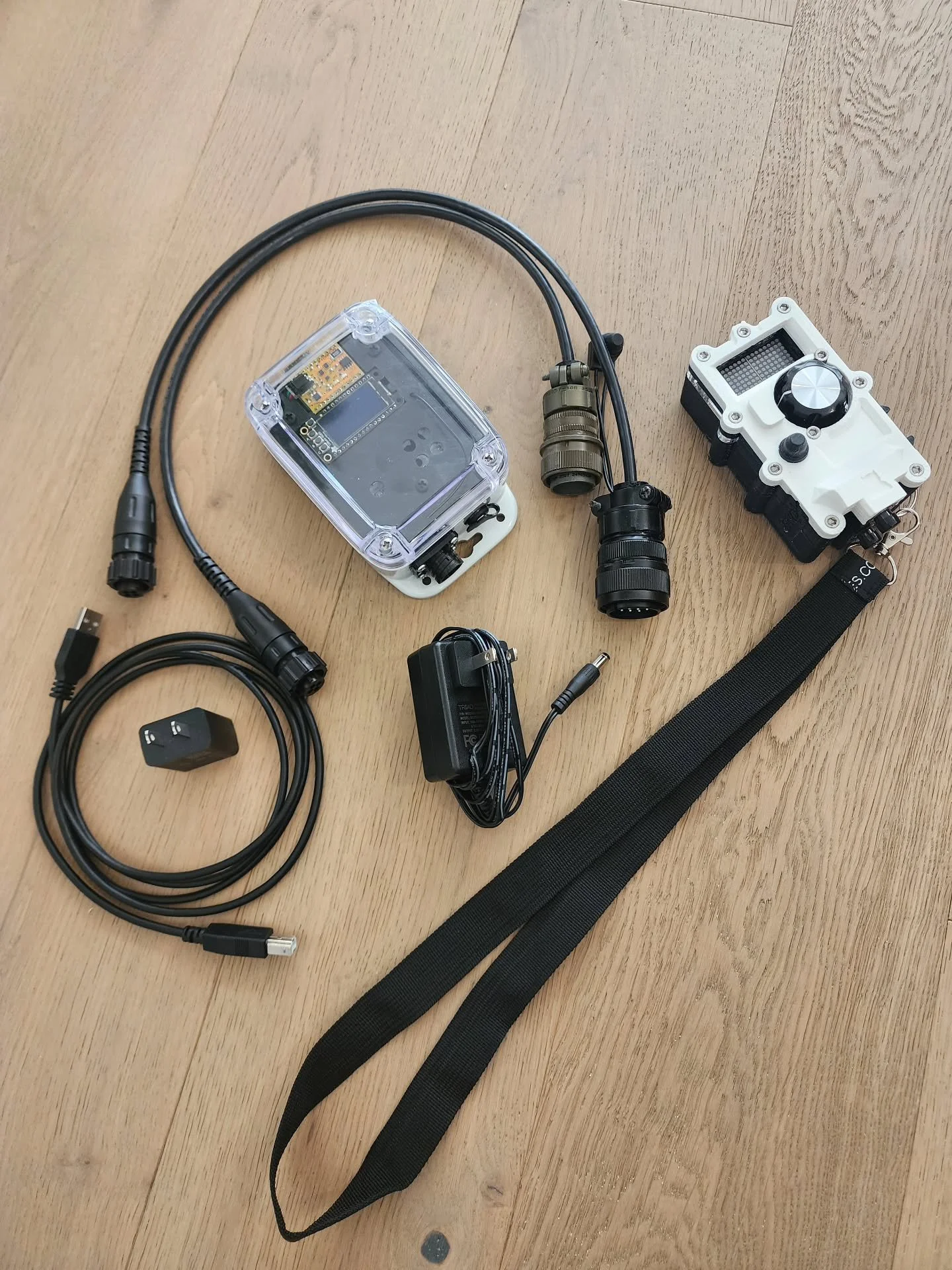 Plant Setup with two adapters. Has the new G1 charging block which I'm happy about. Has higher voltage and amperage specs than the former to handle the additional requirements. Heading to Port Arthur, TX