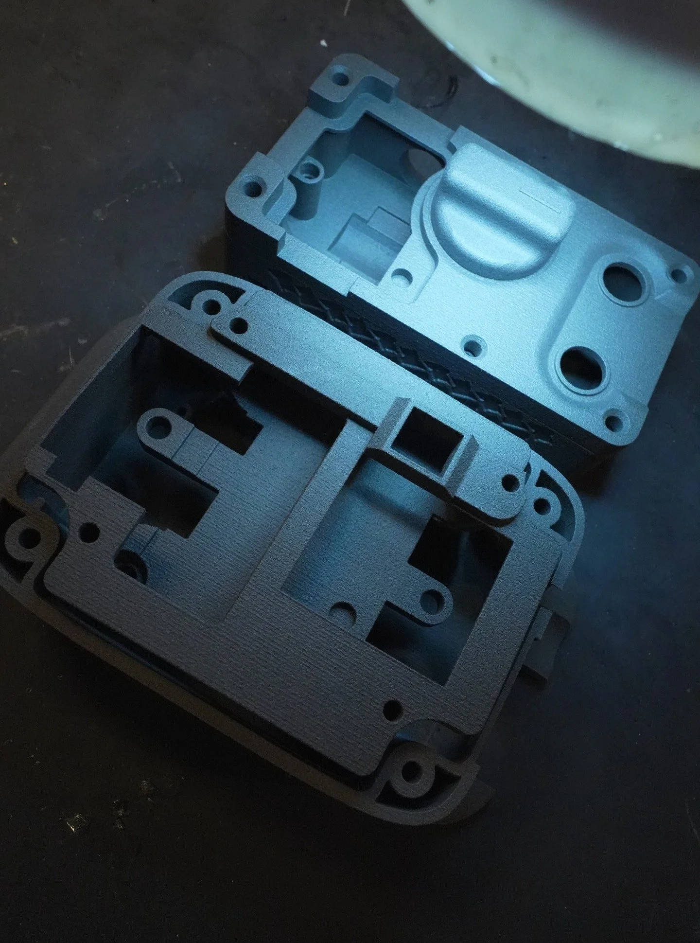 Went through all the nylon variants and chose this material for the new signature wireless remote ghost line series.

3201PA-F Nylon is my choice. I also looked at PA-12 and PA12-HP. The 3201PA-F is more expensive than the other two but it has the de