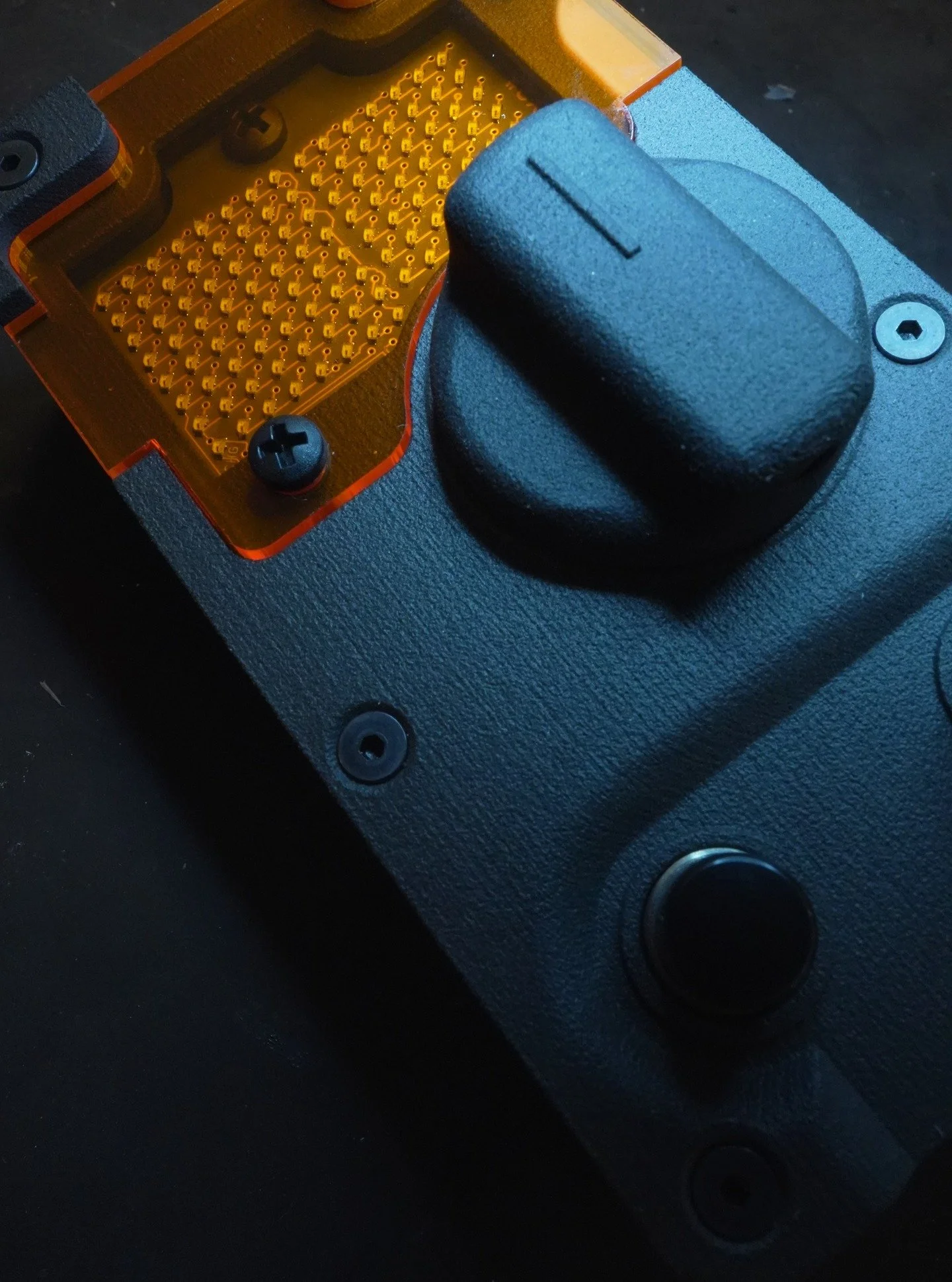 Future of the brand. The G1 wireless wireless welding hand remote. I just put the electronics into this housing just now that I received last night in the mail.

It has two half inch round magnets on the back, the popular up5 and dn5 buttons for incr