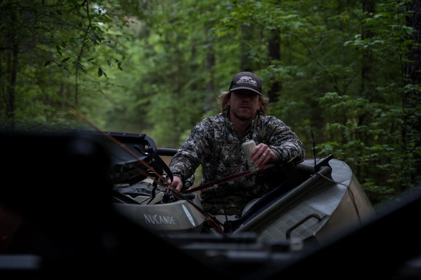 Sometimes the ride in gets a little hairy, so we do what we have to do to get there. #sponsoredbybangenergy &bull; &bull;
&bull;
&bull;
@bartonoutfitters @littleqranch @mallardmedia  #lacrossefootwear #mallardmedia #sitkagear #yeti #duckseason #ducks