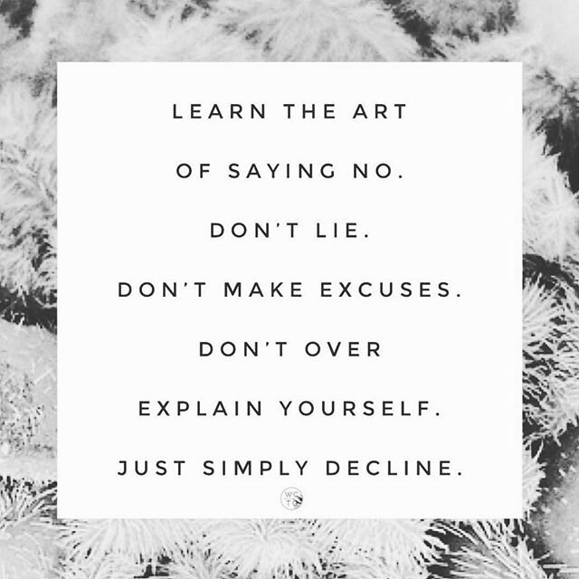 It isn&rsquo;t always easy to say no, but definitely worth learning!