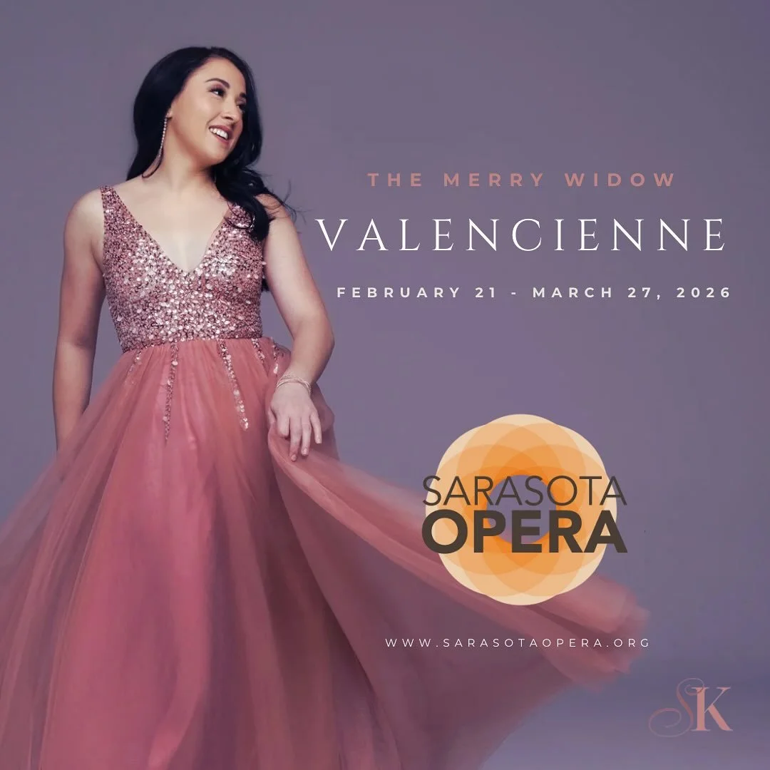 ☀️ ANNOUNCEMENT - 2026 ☀️ 
.
.
.
Absolutely THRILLED to be returning to @sarasotaopera next year to make my debut as a principal artist portraying the charming Valencienne in The Merry Widow - A &ldquo;respectable wife&rdquo; (in theory 😉), a master