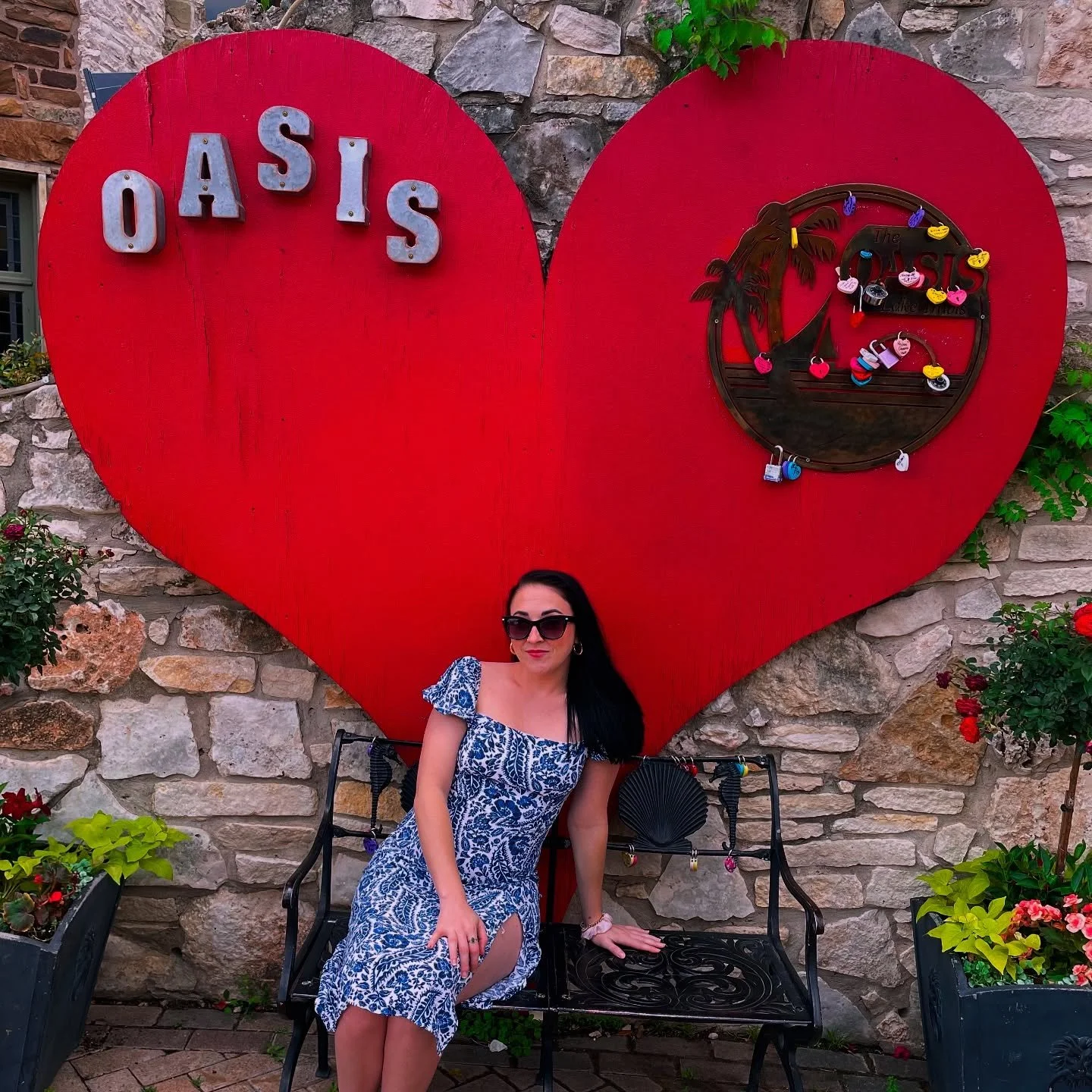 ✨Latergram✨ The sweetest little date last week at the Oasis with my love 💕
