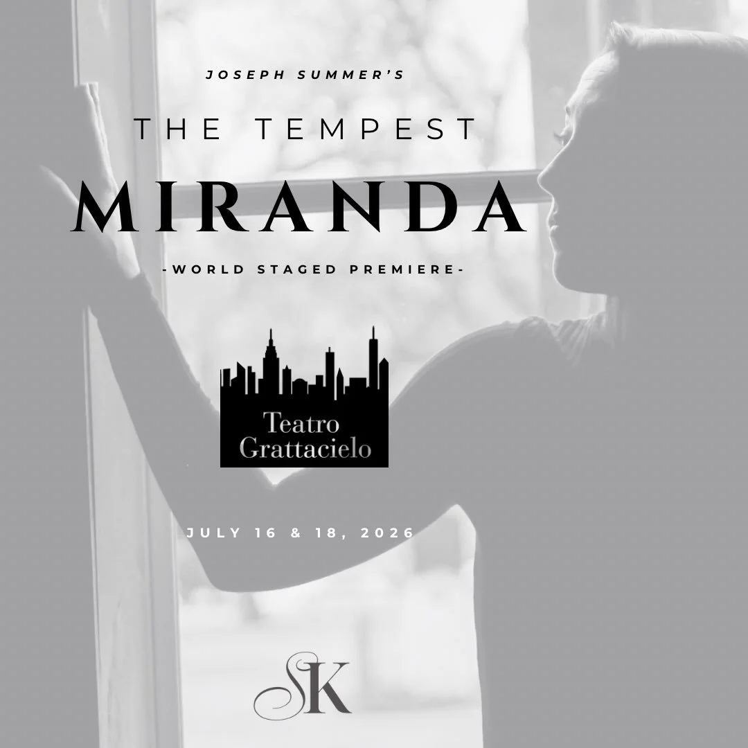 Thrilled to share I&rsquo;ll be singing the role of Miranda in the World Staged Premiere of Joseph Summer&rsquo;s The Tempest with Teatro Grattacielo! 🌊✨

Directed by the incredible @stefanoskoroneos, this will mark my second world premiere producti