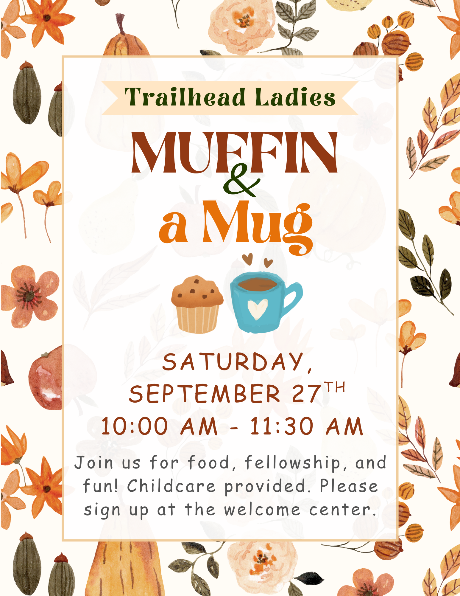 Muffin and a Mug Ladies Event