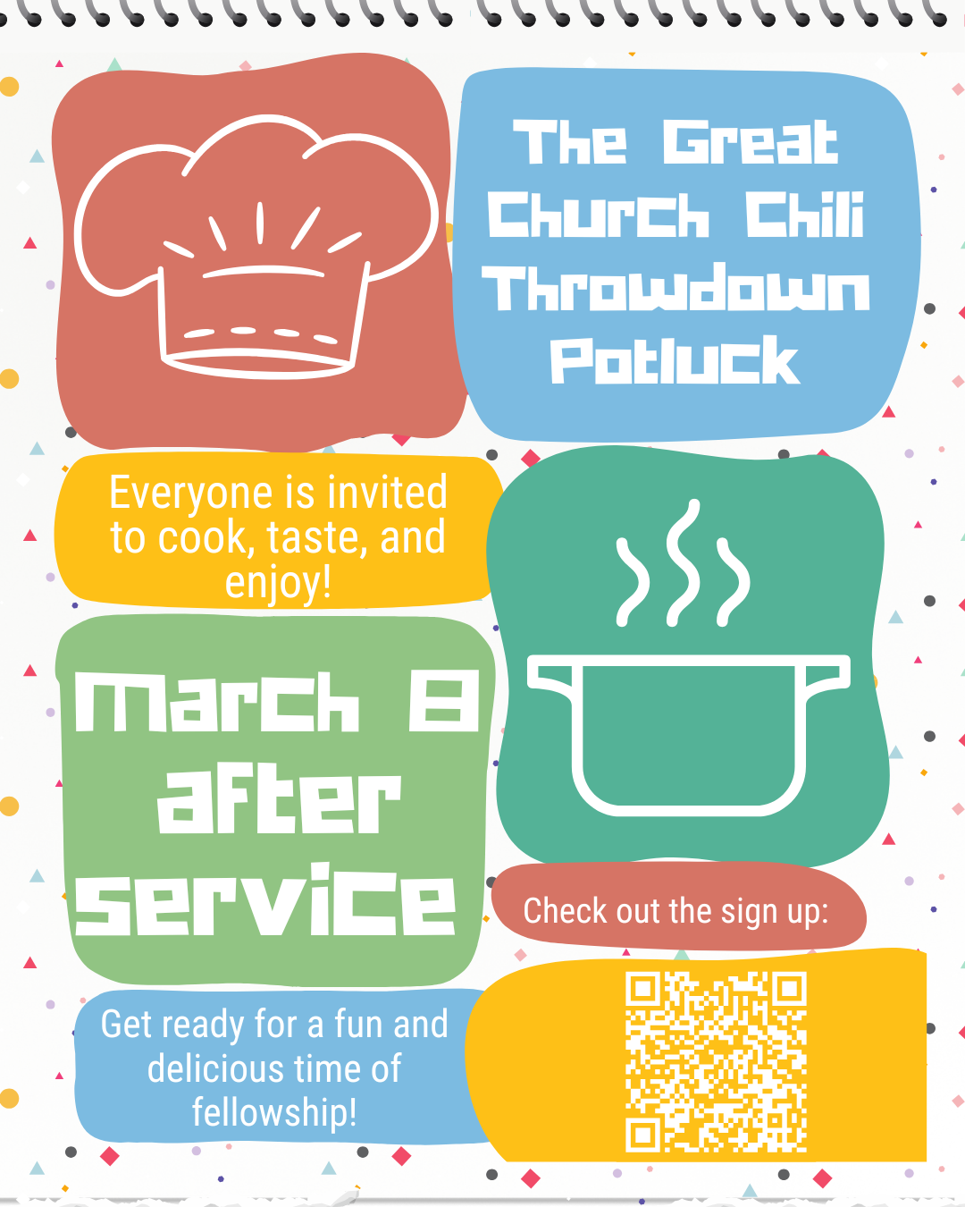 The Great Church Chili Throwdown (&amp; Potluck)