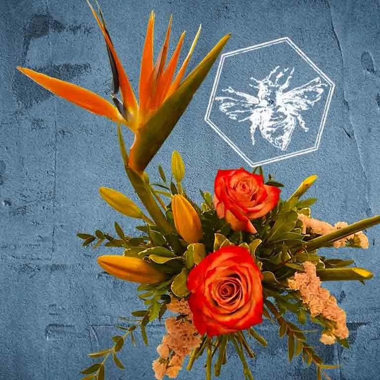 Roses and Lilies plus Birds