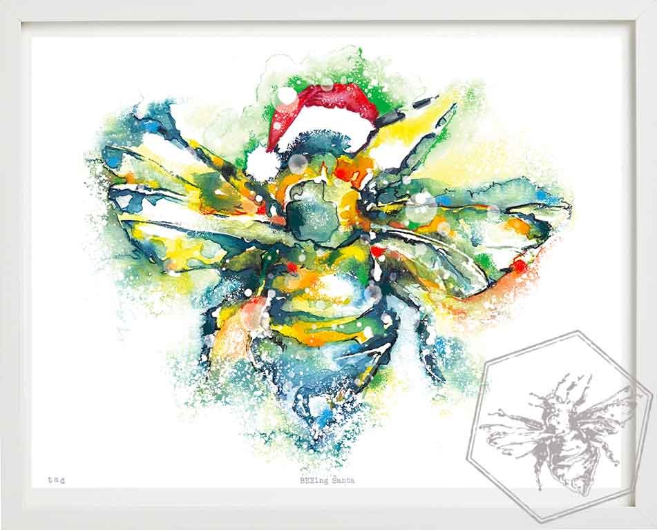 Beeing Santa White 11x15 WM.jpg