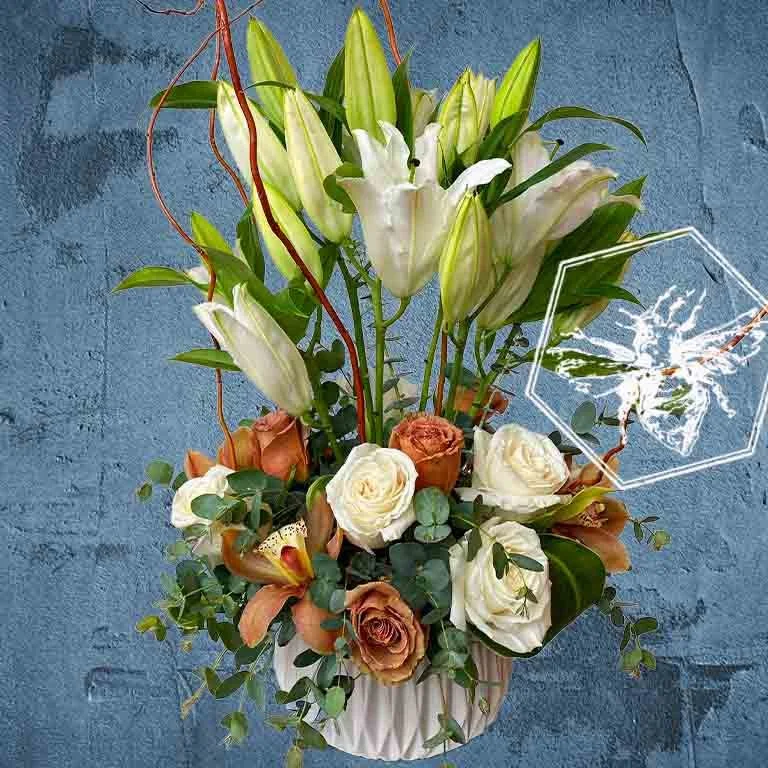 Whole Hive Roses and Lilies