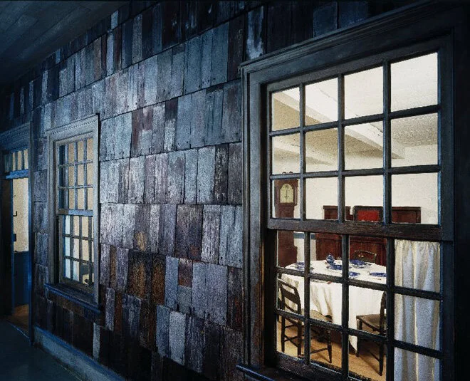 Nicholas Schenck House from Canarsie Park, ca. 1770-1775. Whole house Brooklyn Museum.