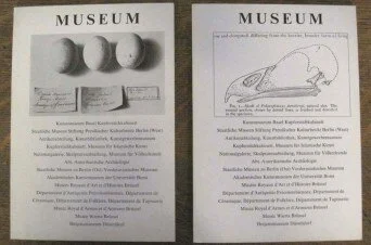 Broodthaers, Marcel.&nbsp;Der Adler vom Oligozän bis Heute: Marcel Broodthaers Zeigt eine Experimentelle Ausstellung Seines Musée d'Art Moderne, Département des Aigles, Section des Figures. Düsseldorf: Städtische Kunsthalle Düsseldorf, 1972. 2 vol.