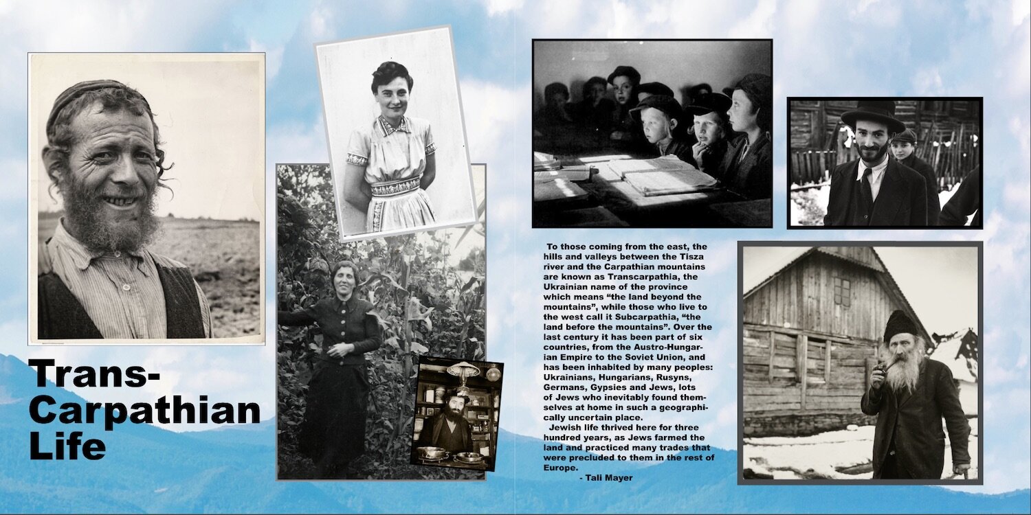 Jewish life in Transcarpathia (Subcarpathia), Ukraine. Historical photos and information.